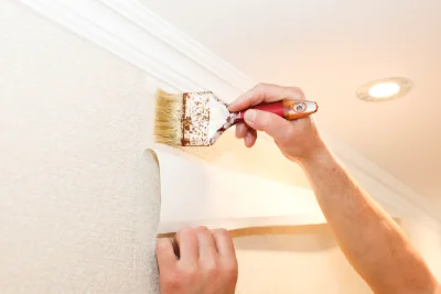 Pose de papier peint à Ponthévrard — revêtements muraux et toiles de verre
